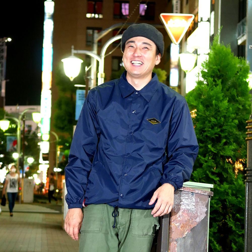 COLOR COMMUNICATIONS 2019 FW diamond patch jacket / Makoto Yamamura / size : L