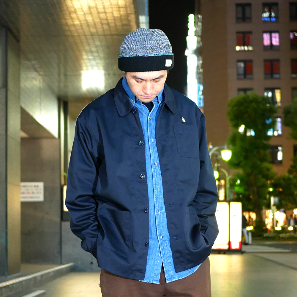 COLOR COMMUNICATIONS 2019 FW drip emb coverall jacket / Hiroki Muraoka / size : XL