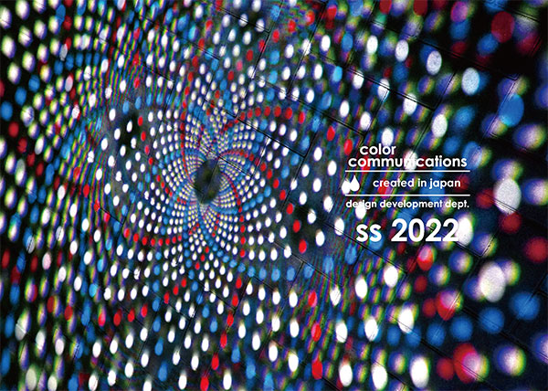 COLOR COMMUNICATIONS（カラーコミュニケーションズ）2022 spring summer CATALOG COVER