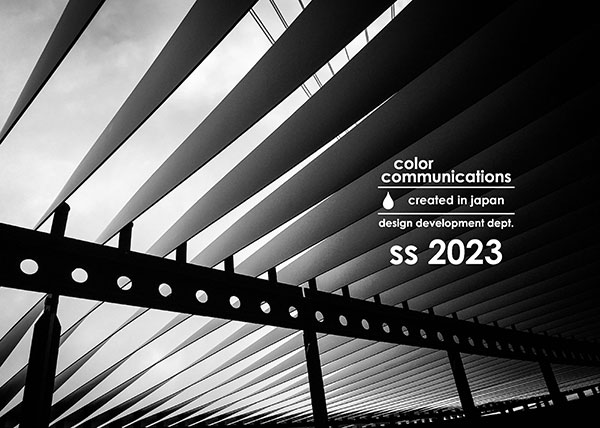 COLOR COMMUNICATIONS（カラーコミュニケーションズ）2023 spring summer CATALOG COVER